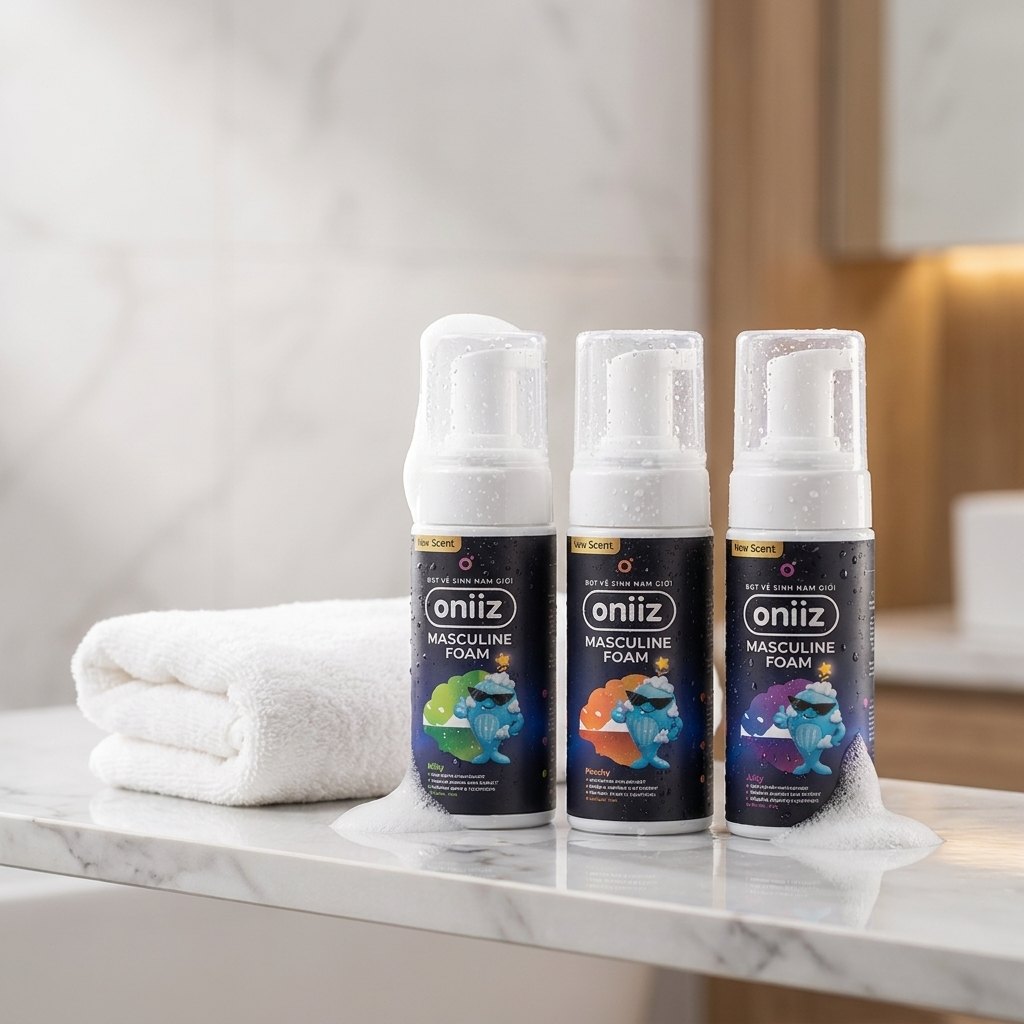 premium product photography of the three oniiz b
