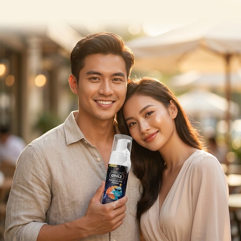 a young vietnamese couple the man handsome and t